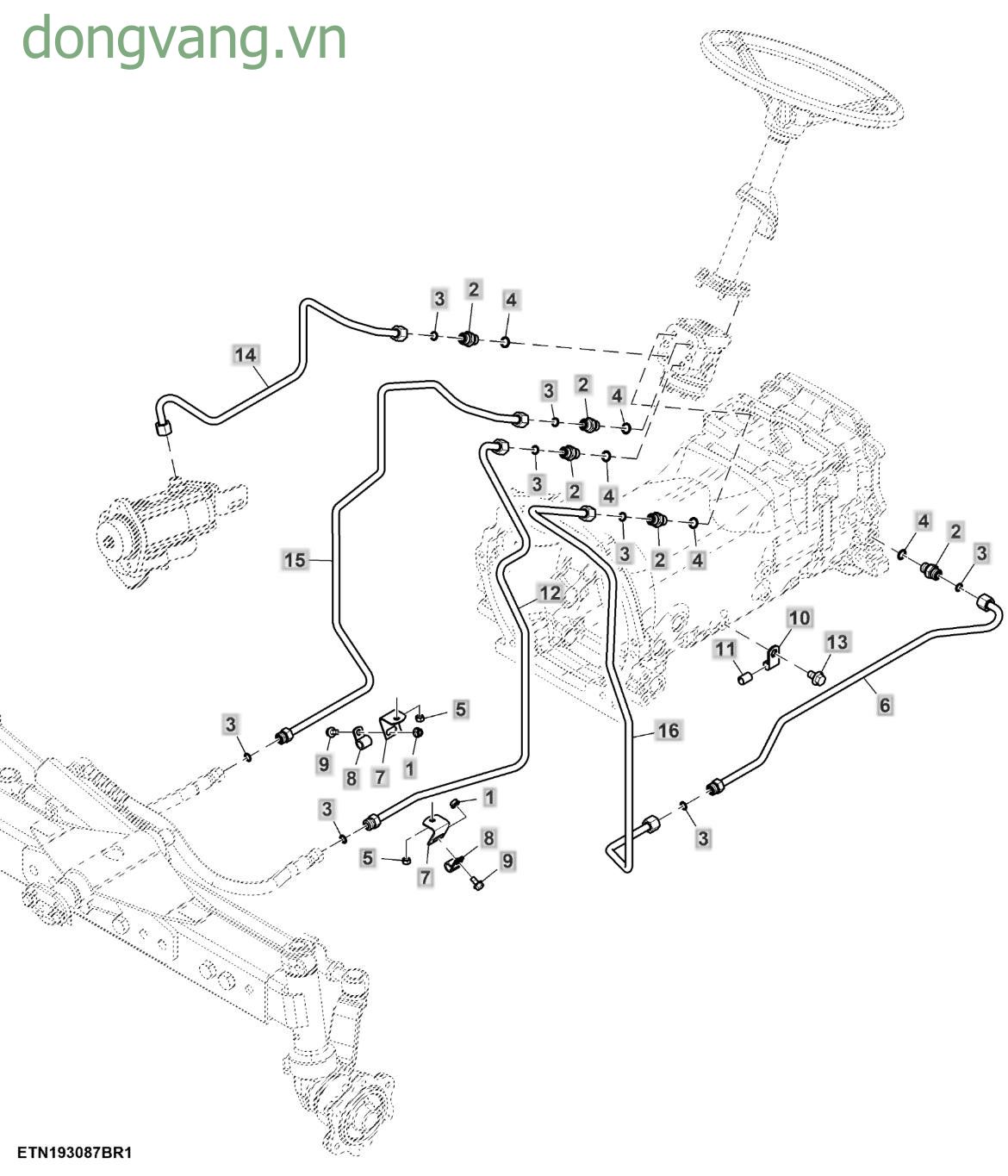 Steering Lines and Fittings, Power Steering - ST915300